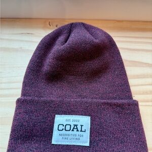 Coal Women's Burgundy Beanie Hat